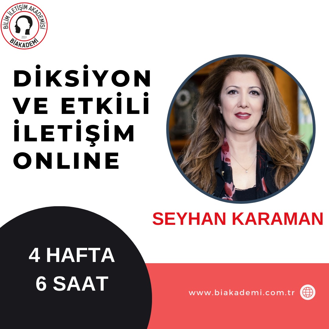 Diksiyon ve Etkili İletişim Eğitimi Online 6 Saat